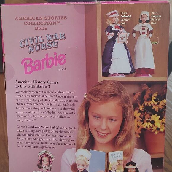 Barbie 1995 Civil War Nurse Barbie NIB Vintage - Picture 7 of 10